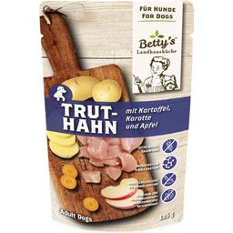 Frischebeutel Truthahn mit Kartoffel, Karotte & Apfel - 125 g