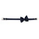 Croci Halsband Zeremonie Papillon Blau - S