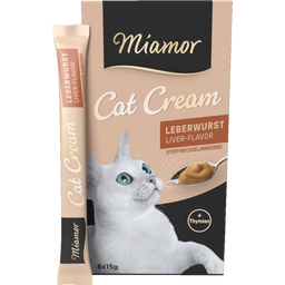 Miamor Cat Cream Confect Leberwurst 6x15g - 90 g