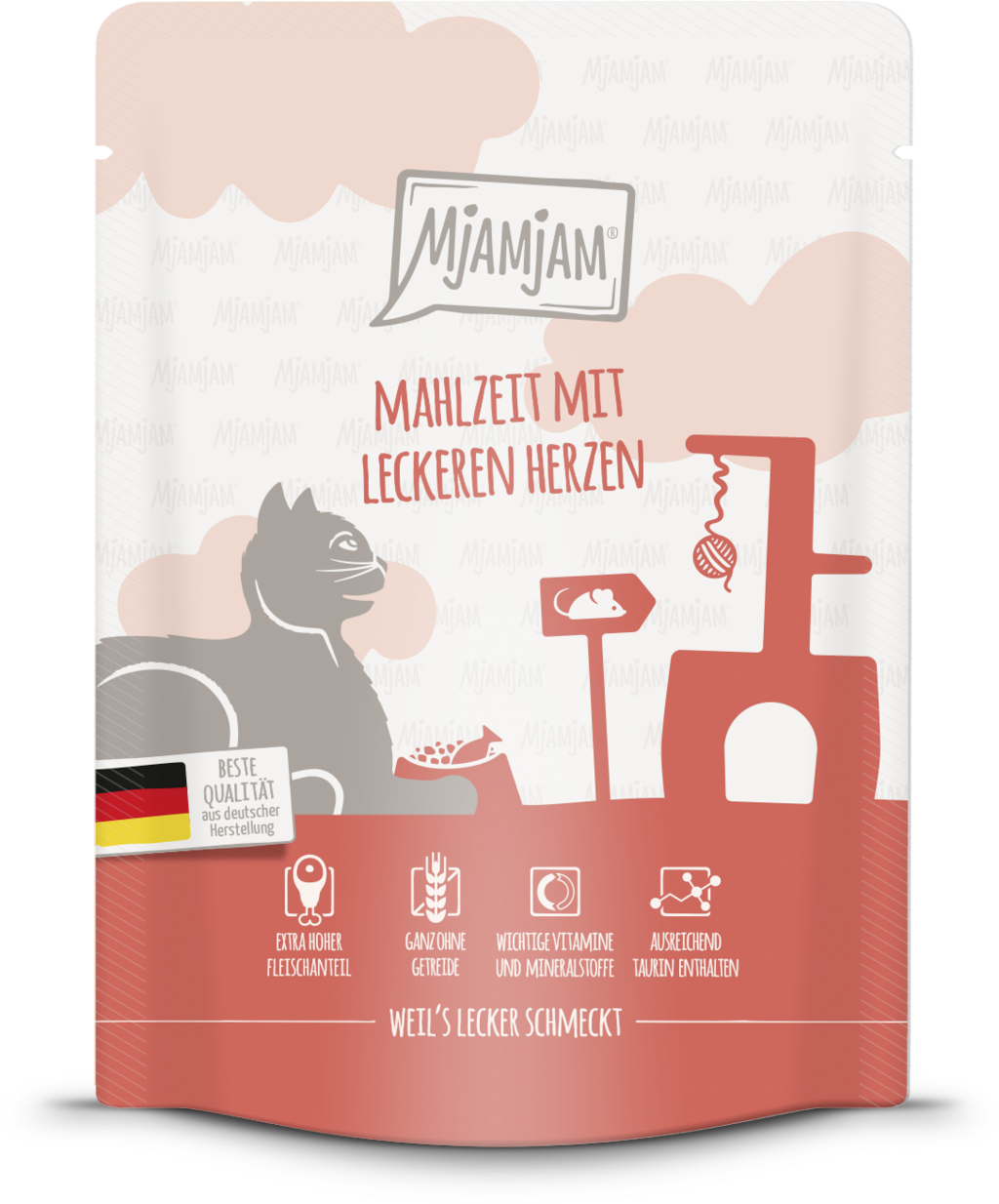 Mjamjam Rind und Herz Portionsbeutel - 300 g