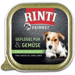 Rinti Feinest 150g Schale - Geflügel Pur+Gemüse