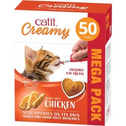 Catit Creamy Huhn - 50er Pack