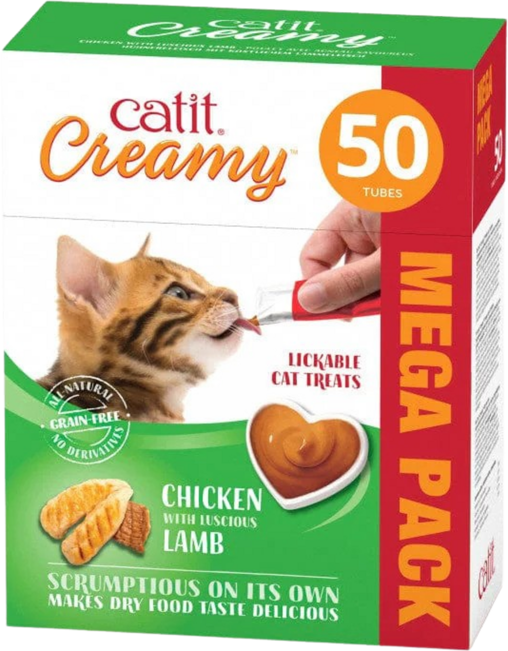 Catit Creamy Huhn & Lamm - 50er Pack
