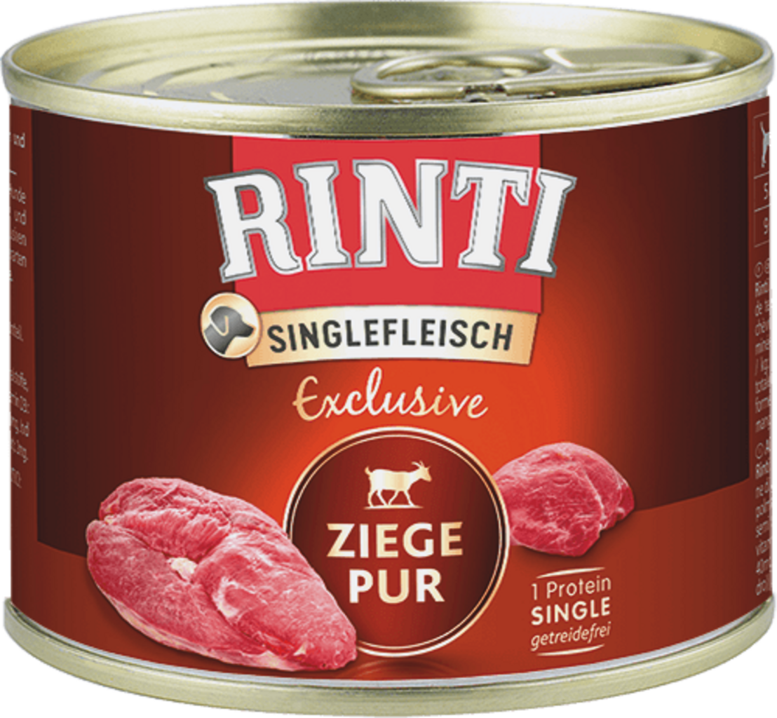 Rinti Singlefleisch Dose 185g - Ziege Pur