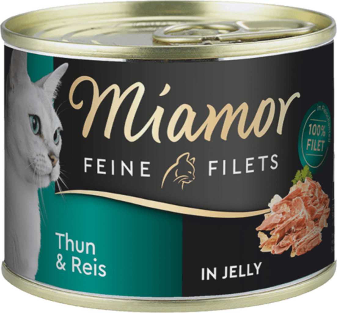 Miamor Filets in Jelly Dose 185g - Thunfisch+Reis