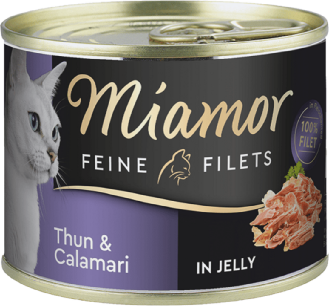 Miamor Filets in Jelly Dose 185g - Thunfisch+Calamari