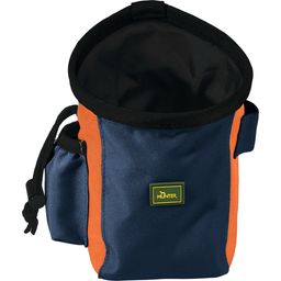 Bugrino - Tasca Standard, Grigio-Blu/Arancione - Medium