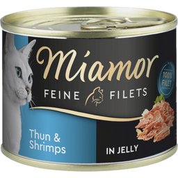 Miamor Filets in Jelly Dose 185g - Thunfisch+Shrimps