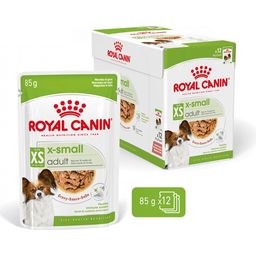 Royal Canin X-Small Adult Gravy tasak, 12x85 g - 1.020 g