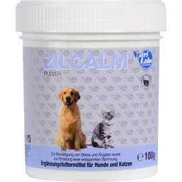 ZILCALM Pulver Ergänzungsfuttermittel für Hunde und Katzen - 100 g