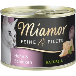 Miamor Filets Naturelle konzerva 156g - Kuřecí+šunka