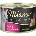 Filets Naturelle - Blik 156 g, Krab + tonijn (156 g)