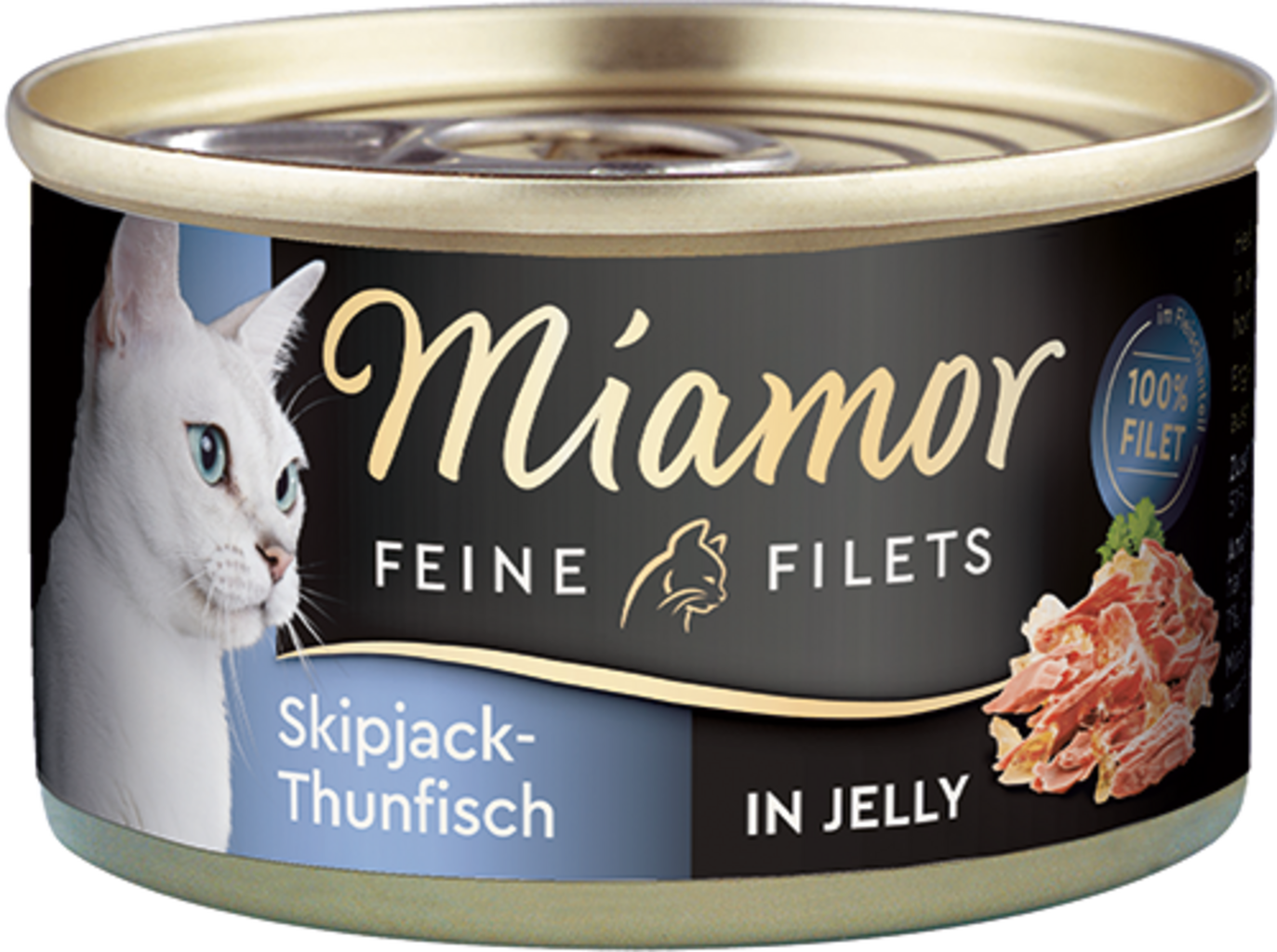 Miamor Filets in Jelly Dose 100g - Skipjack-Thunfisch