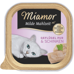 Miamor Milde Mahlzeit Schale 100g - Geflügel+Schinken