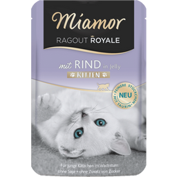 Miamor Ragout Kitten Jelly - Bustina da 100 g - Manzo