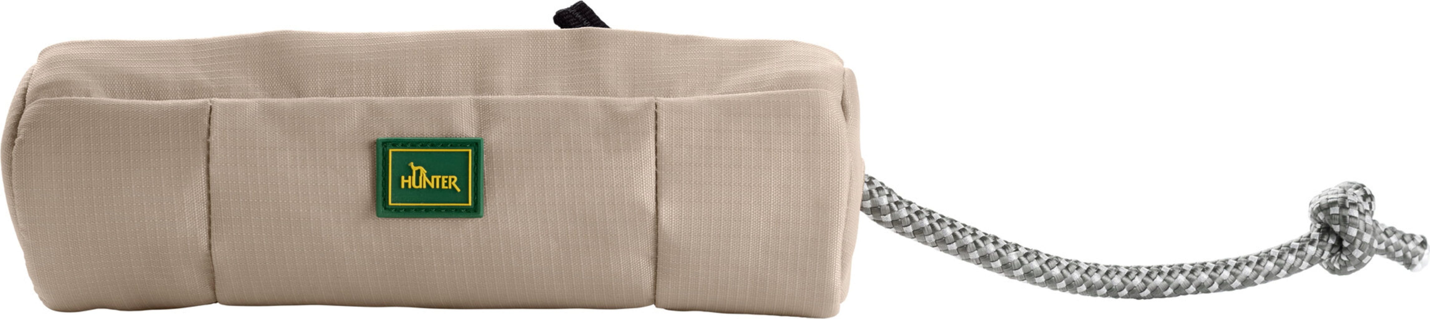 Hunter Dummy Trainer Snack mit Seil - taupe