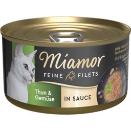 Miamor Filetti in Salsa - Lattina da 85 g - Tonno e Verdure