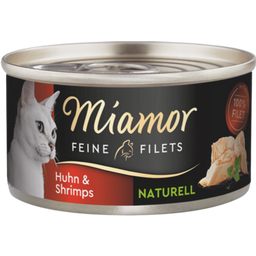 Miamor Filets Naturelle Dose 80g - Huhn+Shrimps