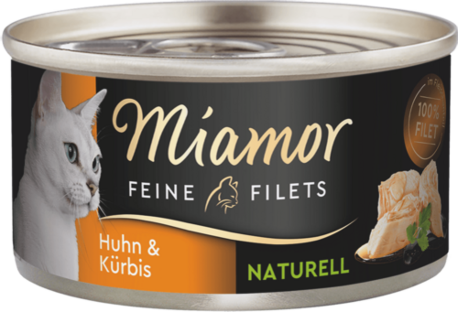 Miamor Filets im Saft Dose 80g - Huhn+Kürbis