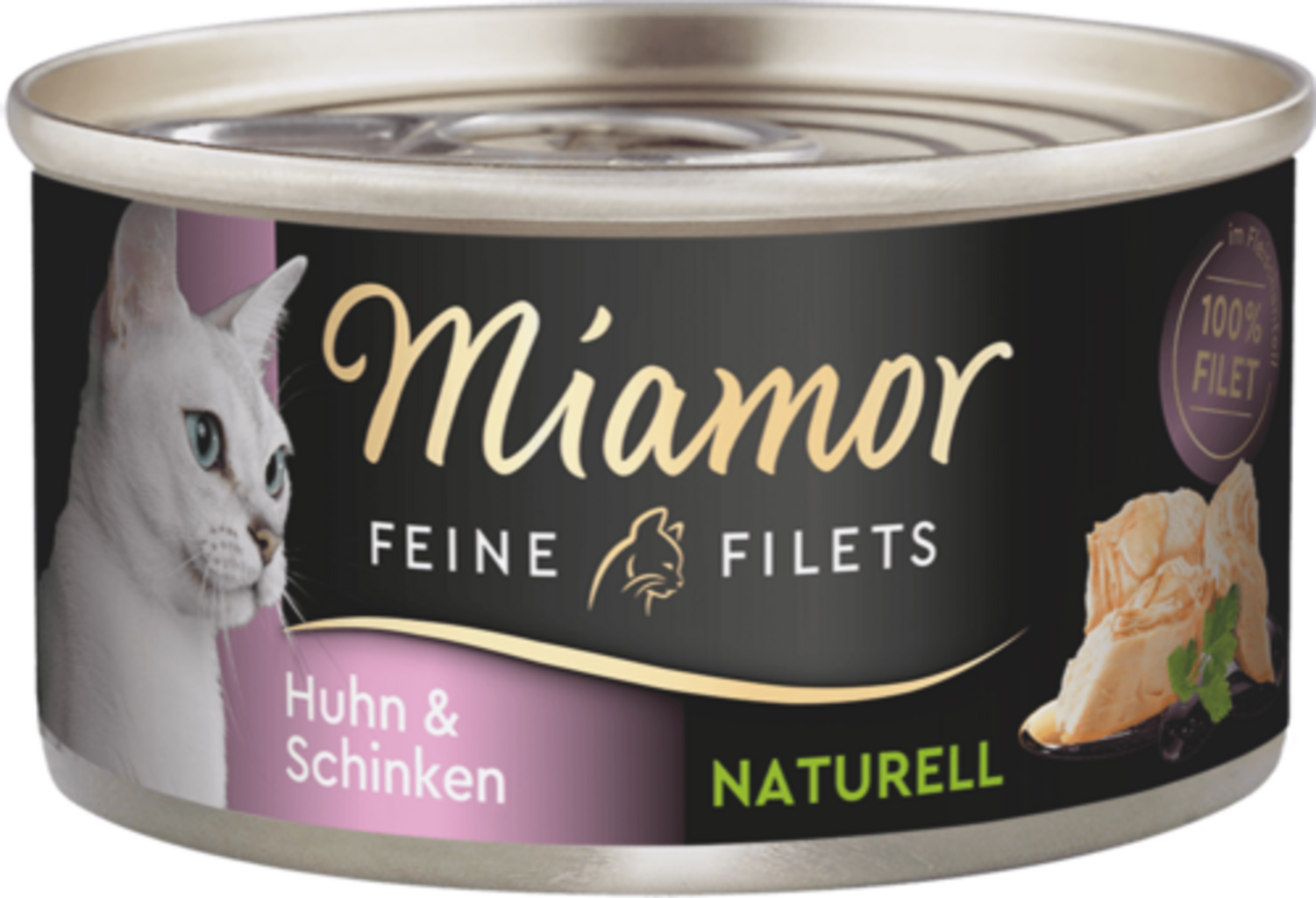 Miamor Filets im Saft Dose 80g - Huhn+Schinken