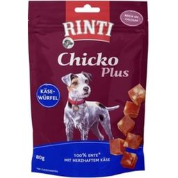 Rinti Chicko Plus 80g - Käsewürfel+Ente