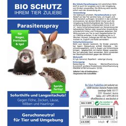 Parasitenspray für Nager, Frettchen und Igel - 150 ml