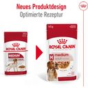 Royal Canin Medium Adult in Soße 10x140 g - 1.400 g