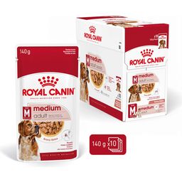 Royal Canin Medium Adult in Soße 10x140 g - 1.400 g