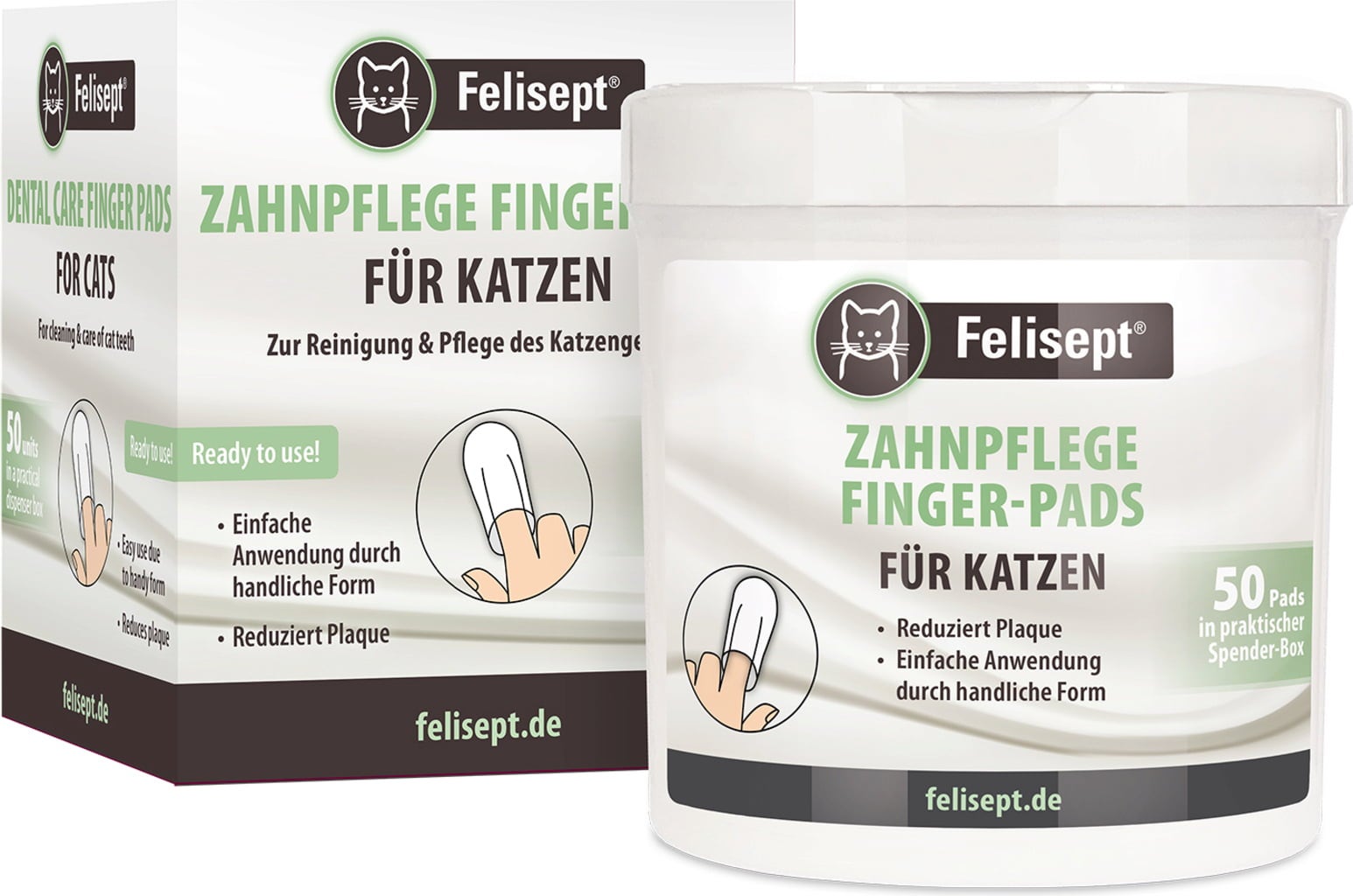 Felisept Zahnpflege Fingerpads für Katzen