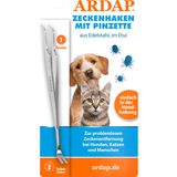 ARDAP Zeckenhaken mit Pinzette