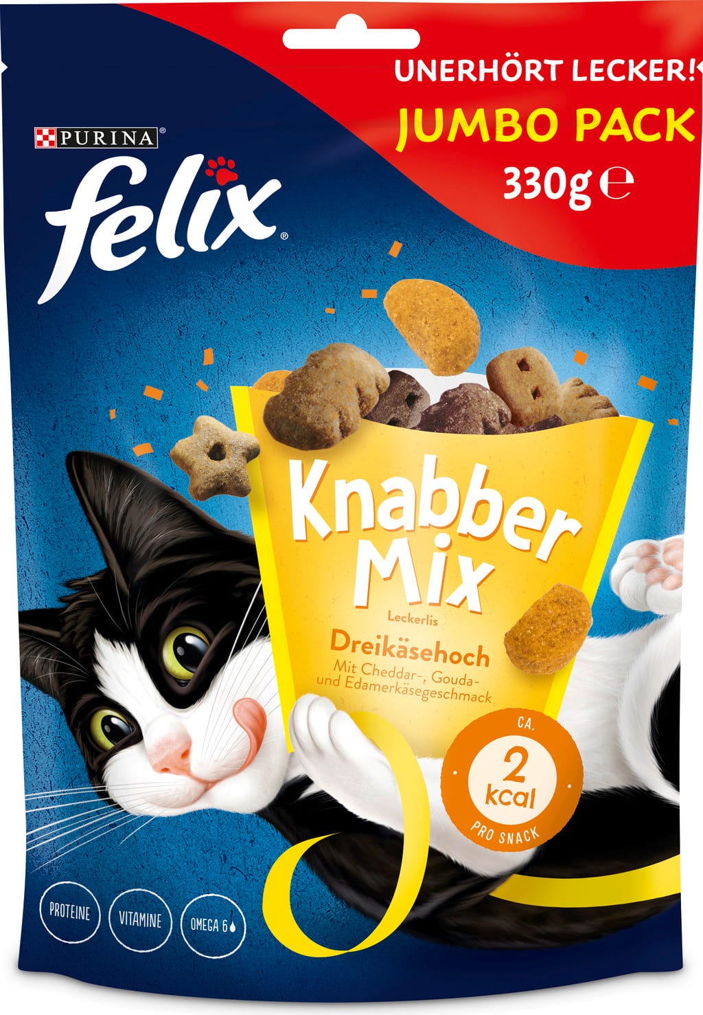 Felix Knabber Mix Dreikäsehoch - 330 g