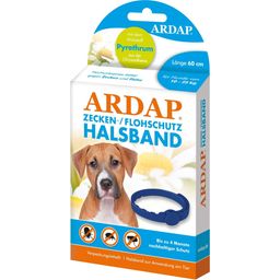 ARDAP Zecken- & Flohhalsband für Hunde - Für Hunde von 10-25 kg