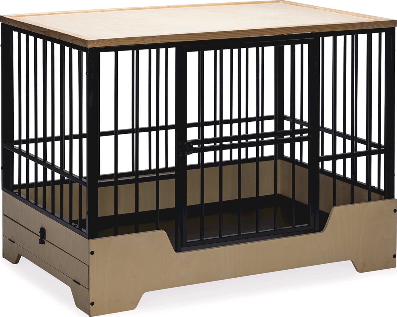 Designed by Lotte Holz Käfig Premium Schwarz - XL