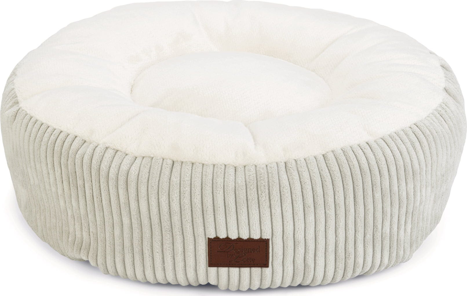 Designed by Lotte Katzenbettchen Ribbed - Hellgrau