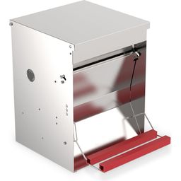 Duvoplus Dispenser Automatico Zincato per Mangime - 12 kg