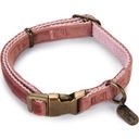 Designed by Lotte Hundehalsband Velura Rosa - 26-40X1,5