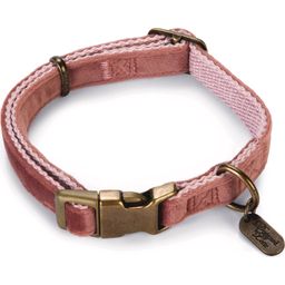 Designed by Lotte Hundehalsband Velura Rosa - 26-40X1,5