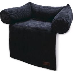 Designed by Lotte Couchkissen Hund Ribbed Anthrazit - 50x45 cm