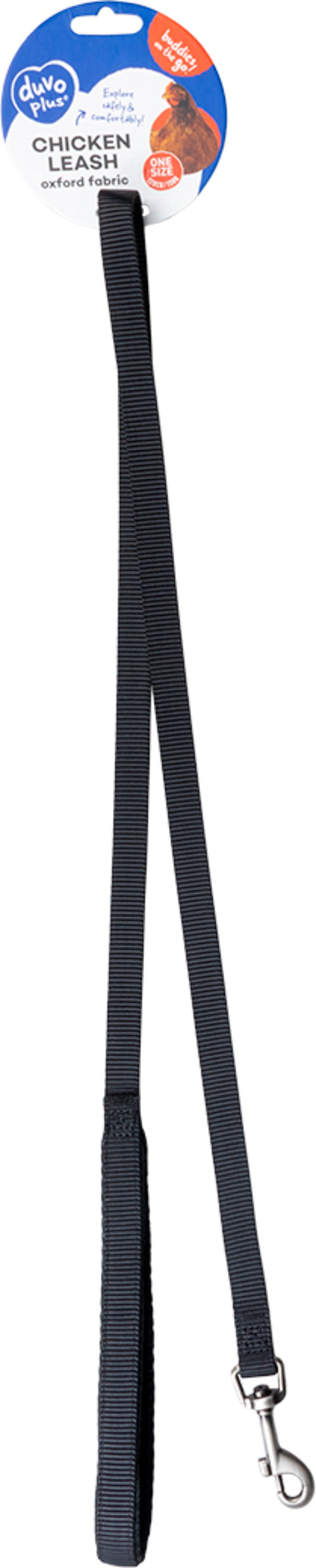Duvoplus Hühnerleine 120 cm/15mm Schwarz