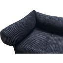 Designed by Lotte Couchkissen Hund Ribbed Anthrazit - 50x45 cm