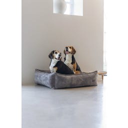 Designed by Lotte Liegebett Ribbed Braun - 80x70x22 cm