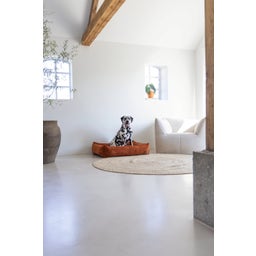 Designed by Lotte Letto Ribbed, Terracotta - 95x80x23 cm