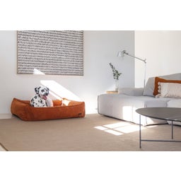 Designed by Lotte Letto Ribbed, Terracotta - 95x80x23 cm
