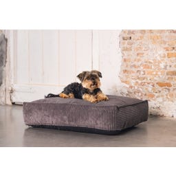 Designed by Lotte Liegekissen Ribbed Braun - 70x55x15 cm