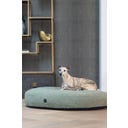 Designed by Lotte Oval Hundekissen Yndis Grün - 115x85x15 cm