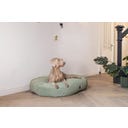 Designed by Lotte Oval Hundekissen Yndis Grün - 115x85x15 cm