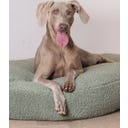 Designed by Lotte Oval Hundekissen Yndis Grün - 115x85x15 cm