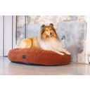 Designed by Lotte Oval Hundekissen Yndis Terracotta - 100x70x15 cm