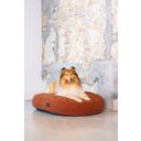 Designed by Lotte Oval Hundekissen Yndis Terracotta - 100x70x15 cm