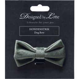 Designed by Lotte Velvet Fliege Zaza Grün - 9 cm